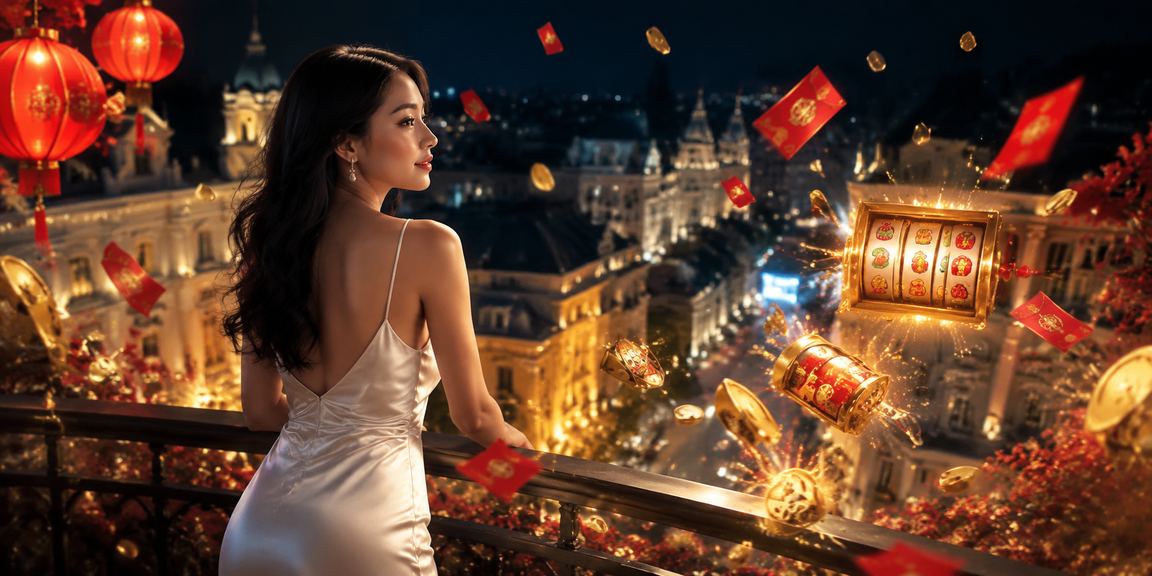 Người chơi thưởng thức slot game giữa không khí đèn lồng đêm Hà Nội